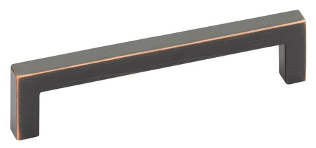 Emtek 86708US10B square cabinet pull, additional view