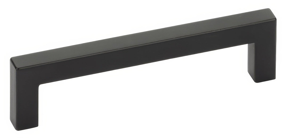 Emtek 86709US19 flat black square cabinet pull