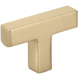 Emtek 86726US4 satin brass cabinet knob