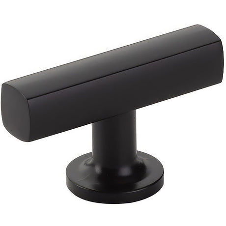 Emtek 86727US19 flat black cabinet knob