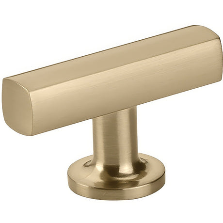 Emtek 86727US4 satin brass cabinet knob