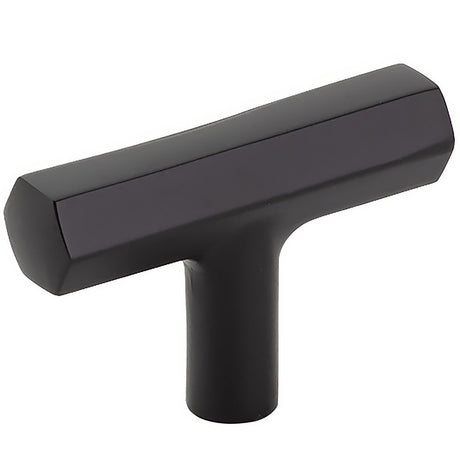 Emtek 86728US19 flat black cabinet knob