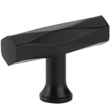 Emtek 86729US19 flat black cabinet knob