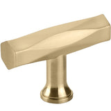 Emtek 86729US4 satin brass cabinet knob