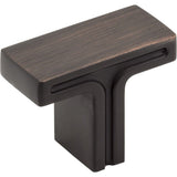 Jeffrey Alexander 867DBAC brushed oil rubbed bronze cabinet knob