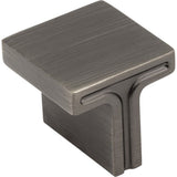 Jeffrey Alexander 867L-BNBDL brushed pewter cabinet knob