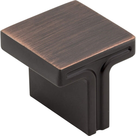 Jeffrey Alexander 867L-DBAC brushed oil rubbed bronze cabinet knob