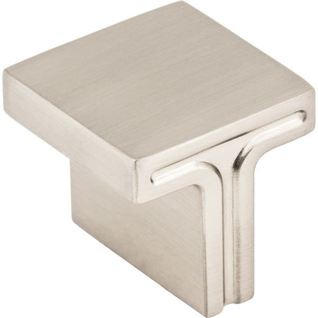 Jeffrey Alexander 867L-SN satin nickel cabinet knob
