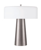 Craftmade 87001BNK-T brushed polished nickel table lamp
