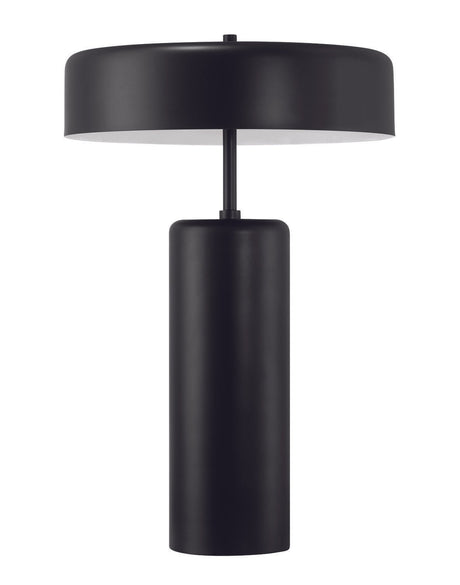 Craftmade 87002FB-T flat black table lamp