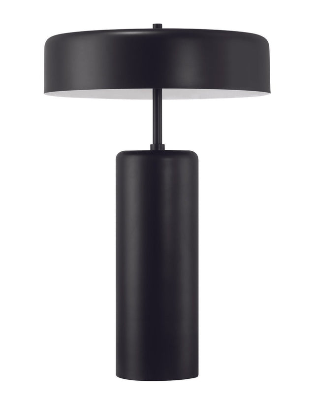 Craftmade 87002FB-T flat black table lamp