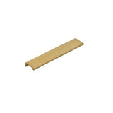 Emtek 87130US4 satin brass edge pull
