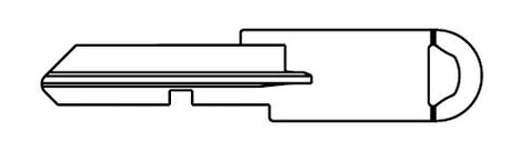 Kwikset 87615-001 Control Key Blank 6 Pin Knobs and Deadbolts MK