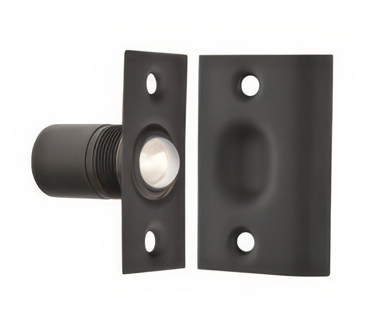 Emtek 8802US 2-1/8" Height Solid Brass Ball Catch With Strike and Screws