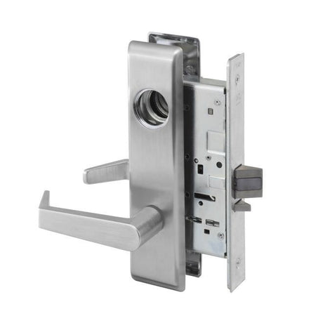 Yale AUCN8805FL626LC satin chrome storeroom mortise lever