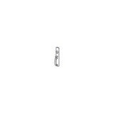 Von Duprin 880TPR4 satin brass thumbpiece trim