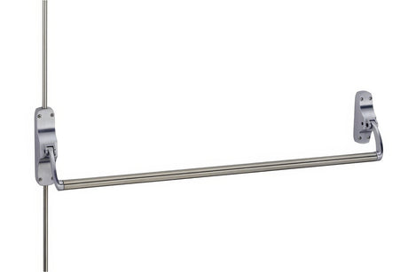 Von Duprin 8827EO43 satin brass rod exit device