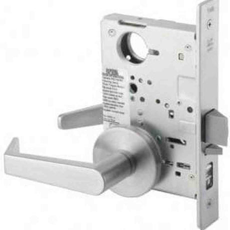 Yale AUCN8847FL626LC satin chrome apartment entry with deadbolt