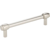 Jeffrey Alexander 885-128NI polished nickel cabinet drawer pull