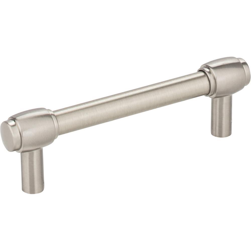 Jeffrey Alexander 885-96SN Hayworth cabinet drawer pull in satin stainless, additional view