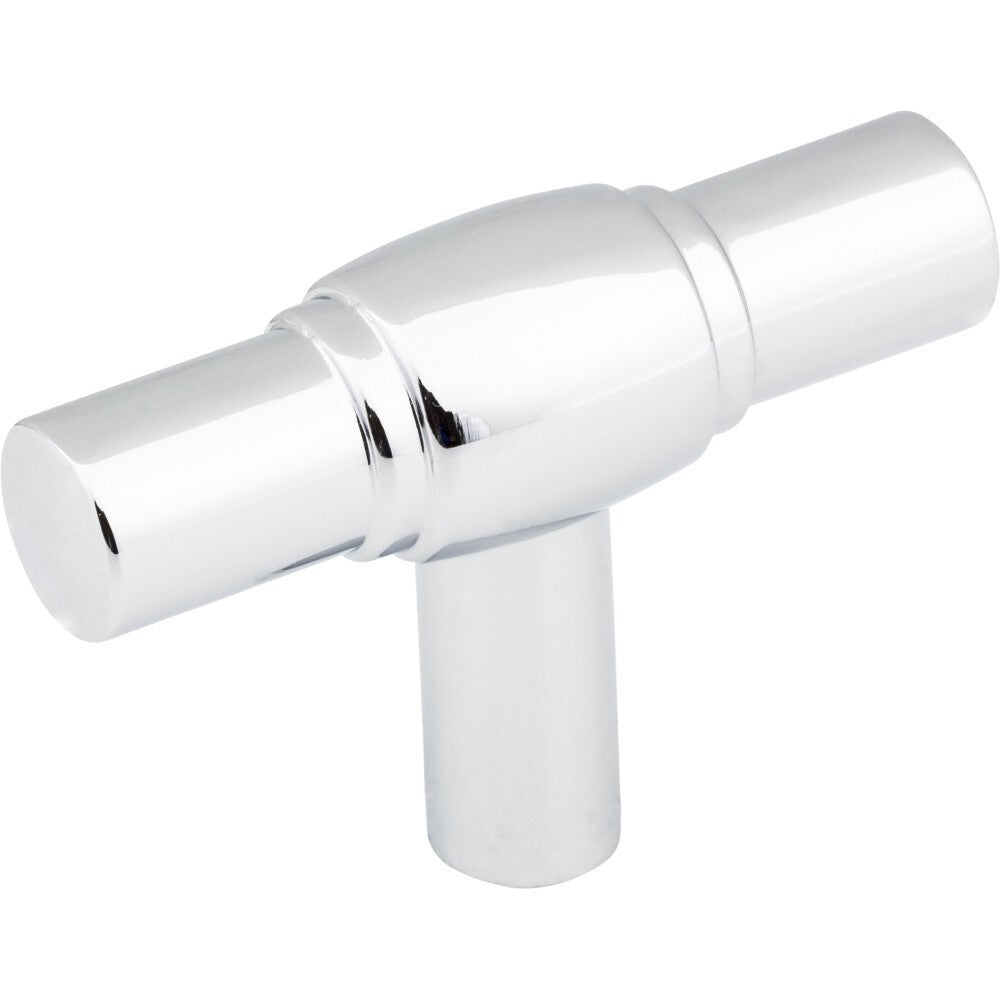 Jeffrey Alexander 885L-PC polished chrome t shaped cabinet knob