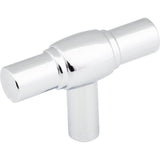 Jeffrey Alexander 885L-PC polished chrome t shaped cabinet knob