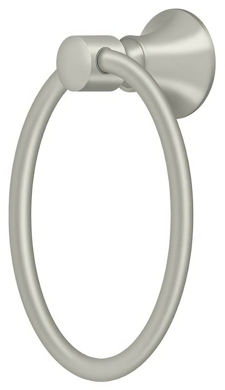 Deltana 88TR6-15 satin nickel towel ring