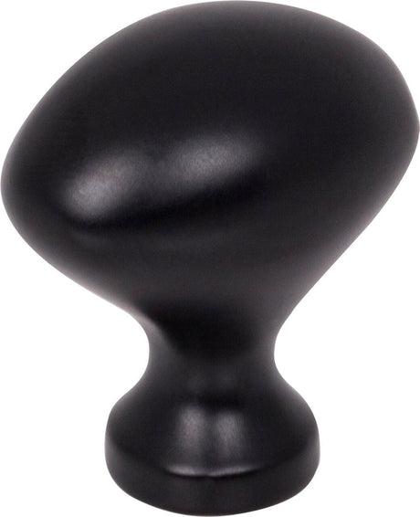 Elements 897MB matte black cabinet knob