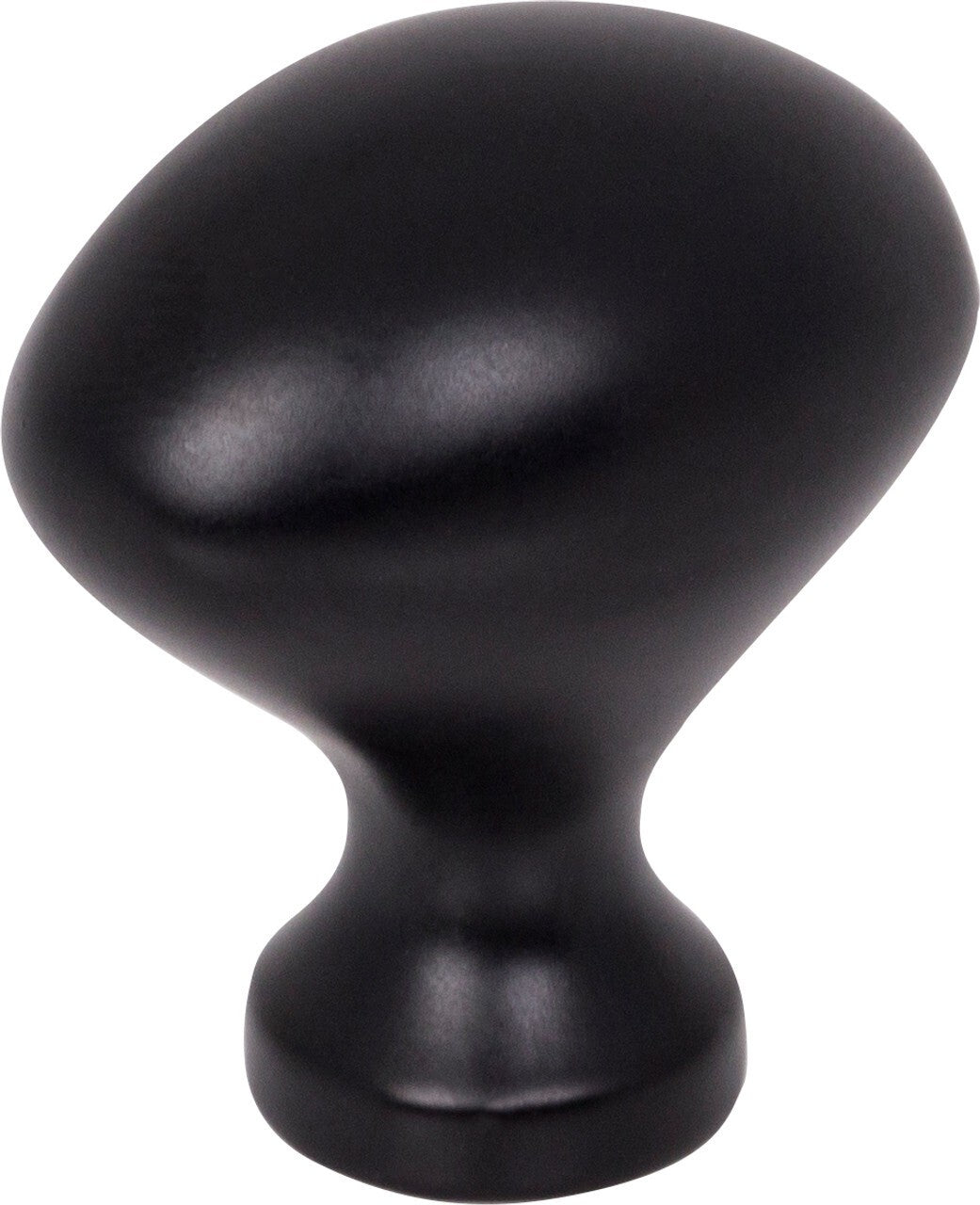 Elements 897MB matte black cabinet knob