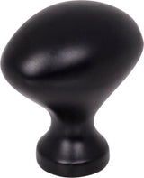 Elements 897MB matte black cabinet knob