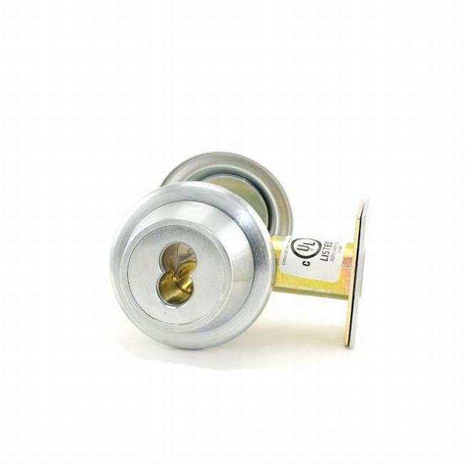 Best 8T37KSTK626 satin chrome single cylinder deadbolt