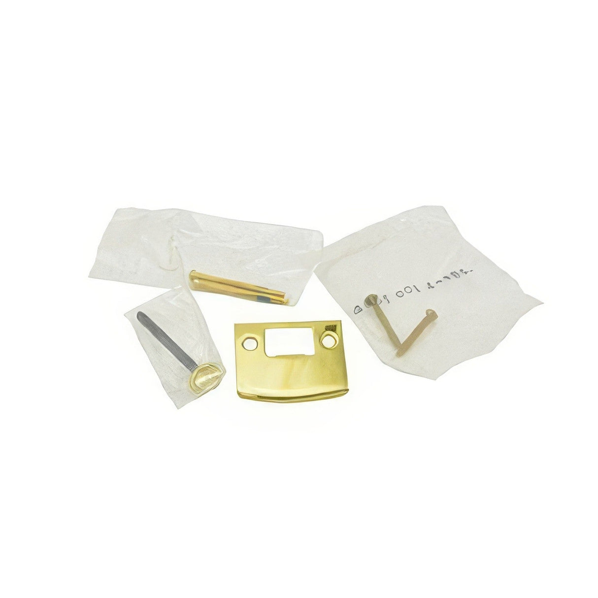 Baldwin 8BR0706001 polished brass thick door kit