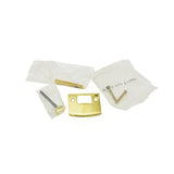 Baldwin 8BR0706001 polished brass thick door kit