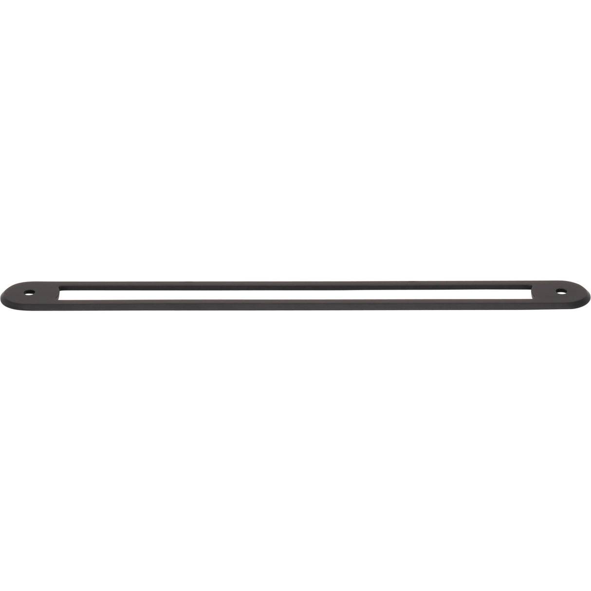 Top Knobs TK3356BLK Brockwell 8 13/16" Center to Center Pull Backplate Flat Black