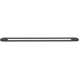Top Knobs TK3356BLK Brockwell 8 13/16" Center to Center Pull Backplate Flat Black