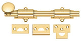 Deltana 8SB003 lifetime polished brass surface bolt