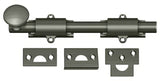 Deltana 8SB15A antique nickel surface bolt