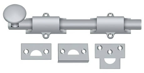 Deltana 8SB26D satin chrome surface bolt