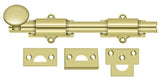 Deltana 8SB3 polished brass surface bolt