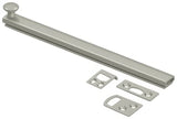 Deltana 8SBCS15 satin nickel surface bolt
