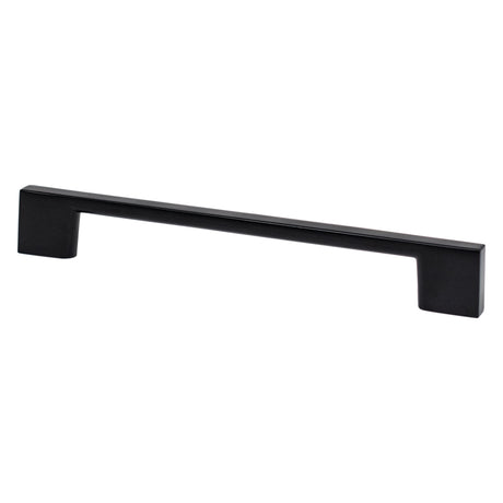 Berenson Transitional Advantage Four 160mm Center to Center Cabinet Pull in Matte Black