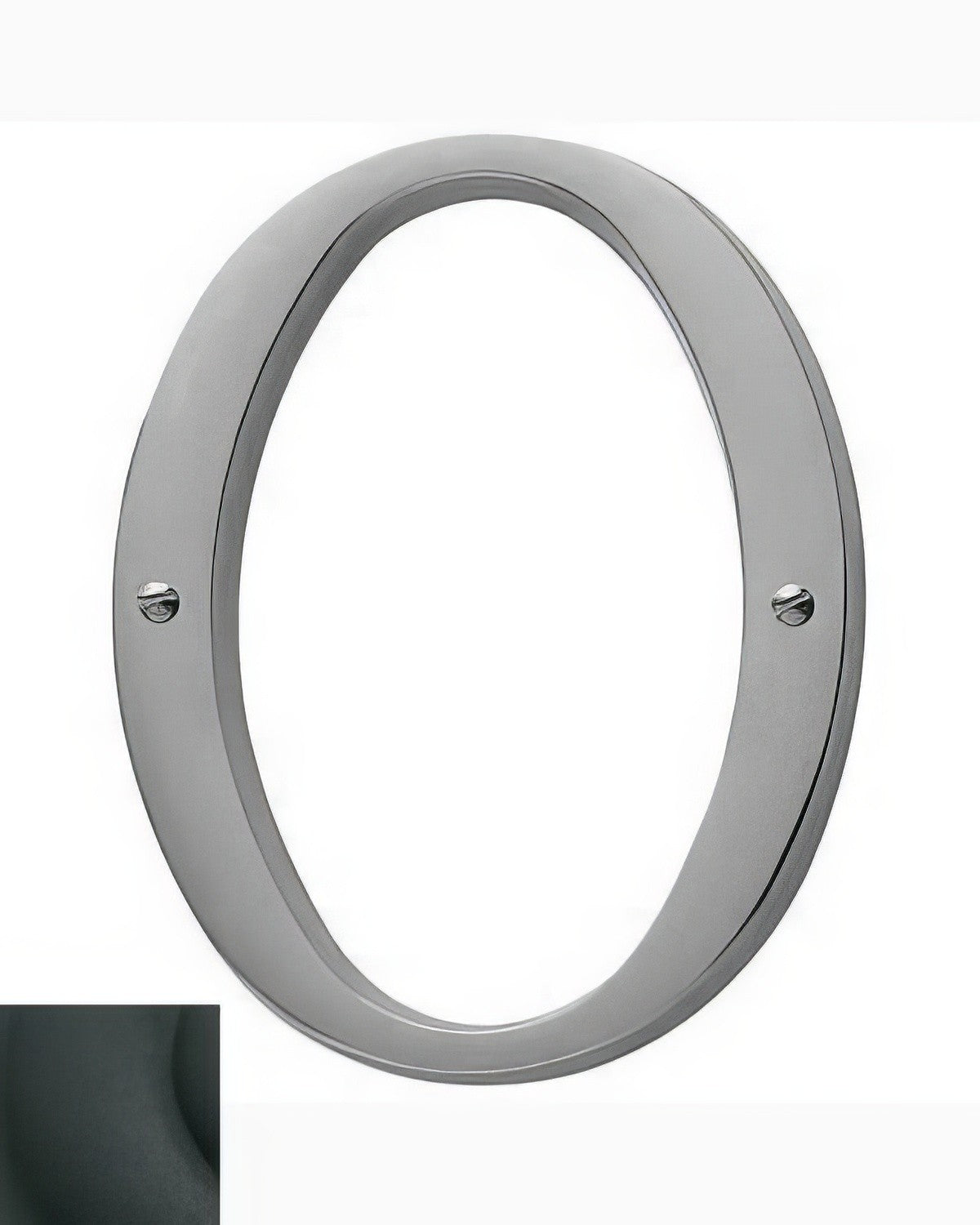 Baldwin 90670190 satin black house number
