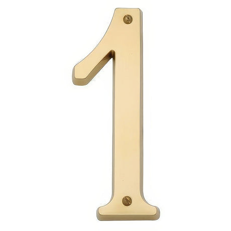 Baldwin 90671003 lifetime polished brass house number