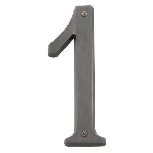 Baldwin 90671151 antique nickel house number