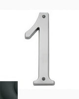 Baldwin 90671190 satin black house number