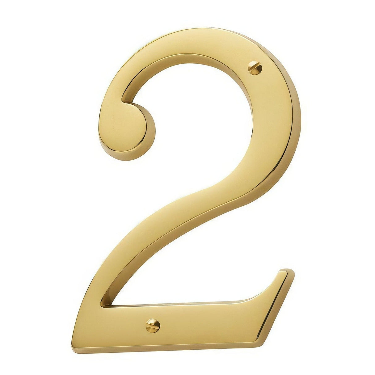 Baldwin 90672003 lifetime polished brass house number