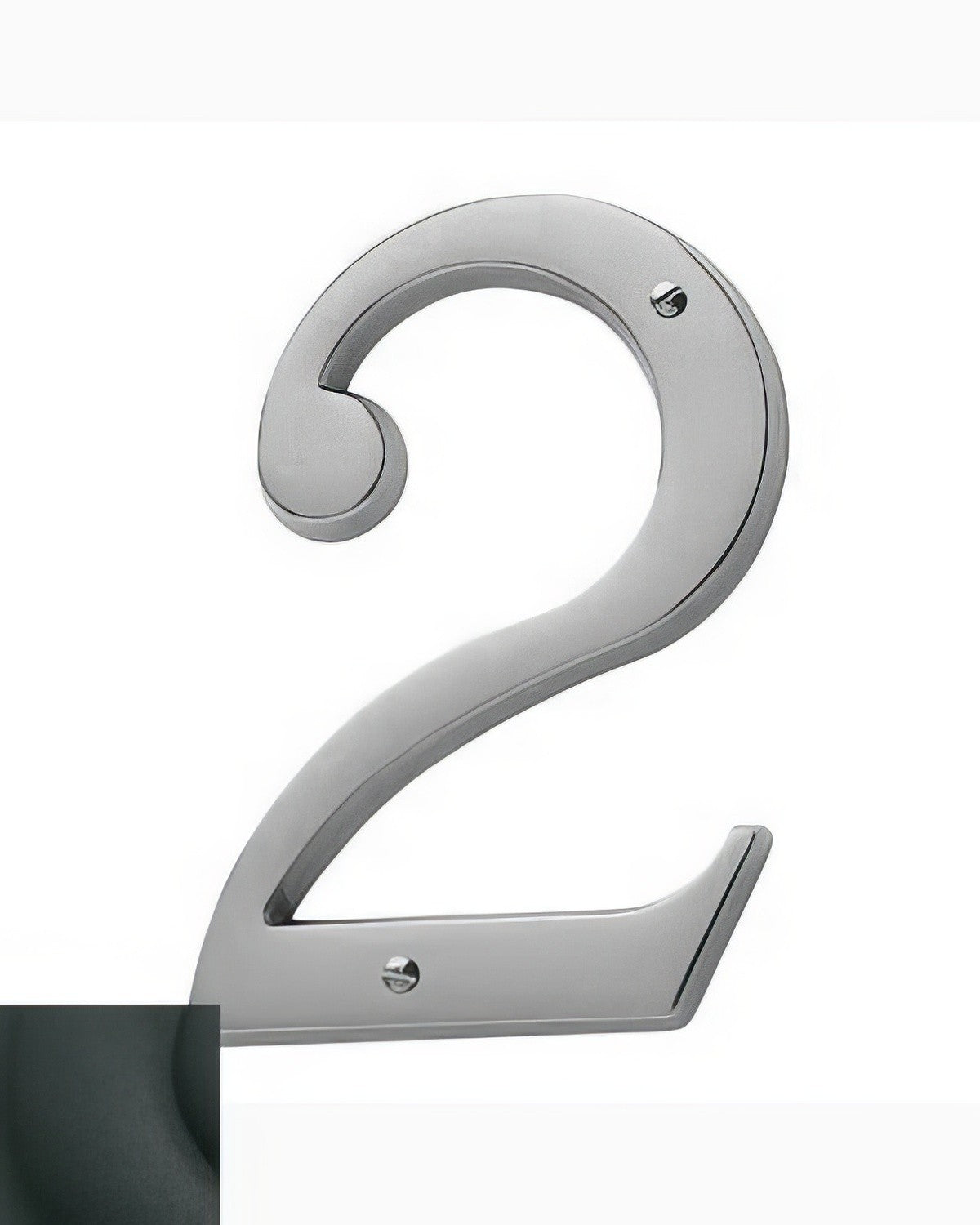 Baldwin 90672190 satin black house number