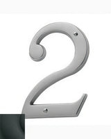 Baldwin 90672190 satin black house number