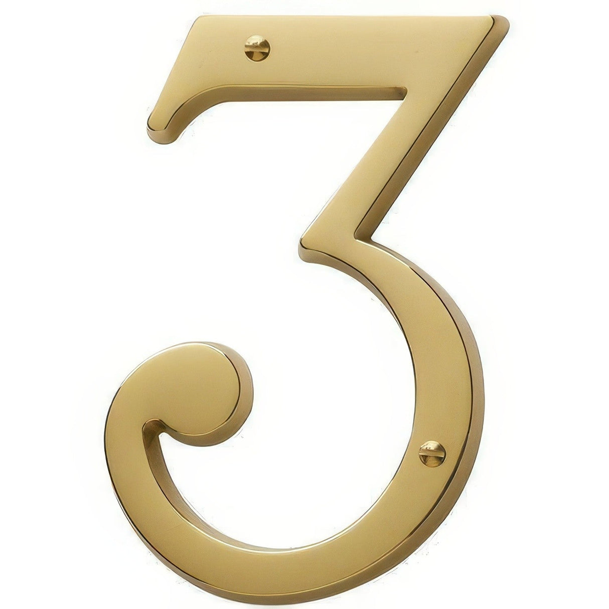 Baldwin 90673003 lifetime polished brass house number