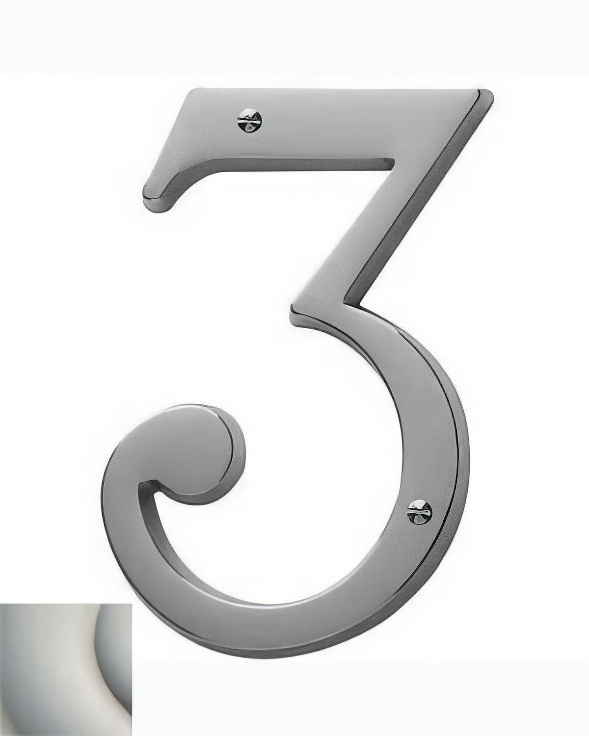 Baldwin 90673056 lifetime satin nickel house number